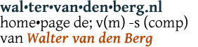 Walter van den Berg